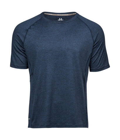 Tee Jays COOLdry Tee, Navy Melange, XL bedrucken, Art.-Nr. 037542096 Tee Jays COOLdry Tee, Navy Melange, XL bedrucken, Art.-Nr. 037542096