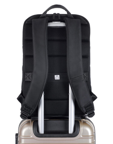Shugon Interlaken Alpine Laptop Backpack, Black, One Size bedrucken, Art.-Nr. 038381010