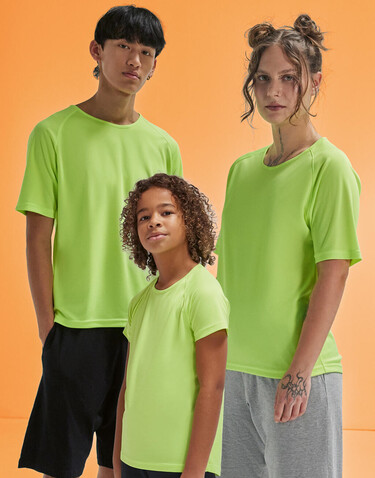 B &amp; C Active T /kids, Kelly Green, 9/11 (134/146) bedrucken, Art.-Nr. 038425186