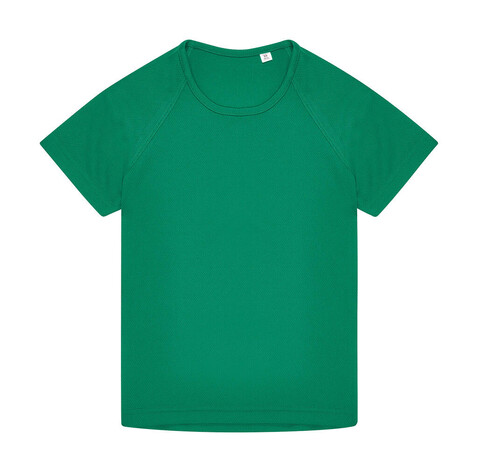 B &amp; C Active T /kids, Kelly Green, 9/11 (134/146) bedrucken, Art.-Nr. 038425186