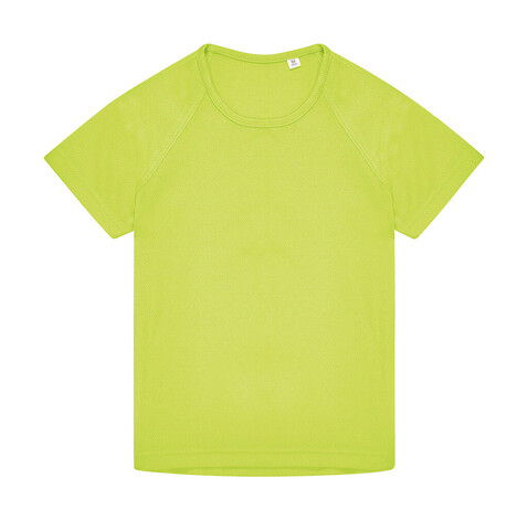 B &amp; C Active T /kids, Ultra Yellow, 9/11 (134/146) bedrucken, Art.-Nr. 038426226