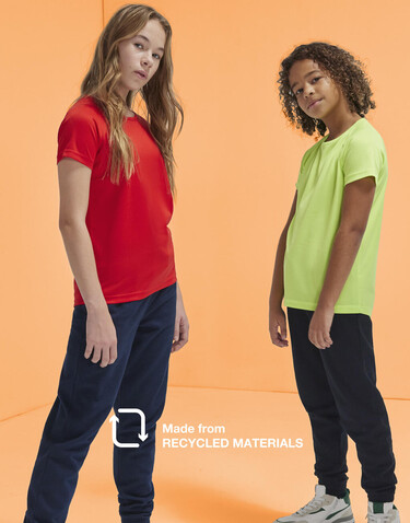 B &amp; C Active T /kids, Kelly Green, 9/11 (134/146) bedrucken, Art.-Nr. 038425186