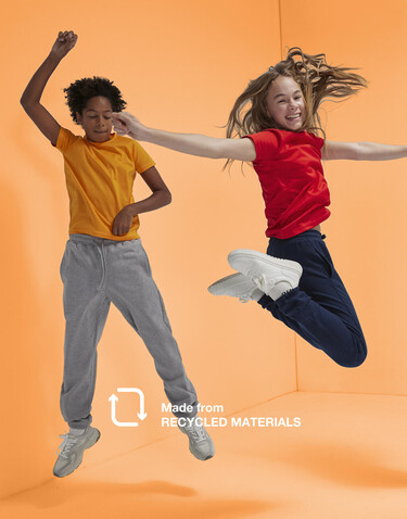 B &amp; C Active T /kids, Kelly Green, 9/11 (134/146) bedrucken, Art.-Nr. 038425186