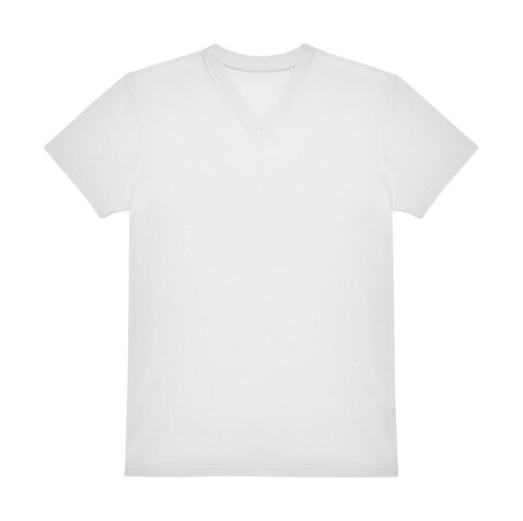B &amp; C #E150 V T-Shirt, White, XS bedrucken, Art.-Nr. 039420001