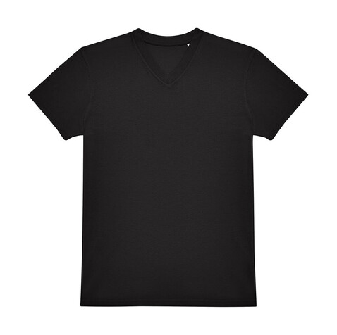 B &amp; C #E150 V T-Shirt, Black, S bedrucken, Art.-Nr. 039421012