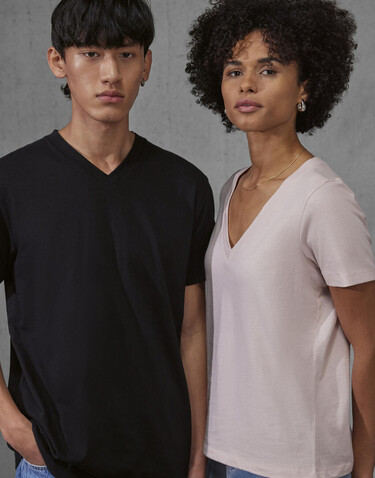 B &amp; C #E150 V T-Shirt, White, XS bedrucken, Art.-Nr. 039420001