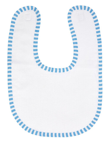 SG ACCESSORIES - TOWELS Arno Baby Bib, White/Baby Blue, One Size bedrucken, Art.-Nr. 042640580 SG ACCESSORIES - TOWELS Arno Baby Bib, White/Baby Blue, One Size bedrucken, Art.-Nr. 042640580