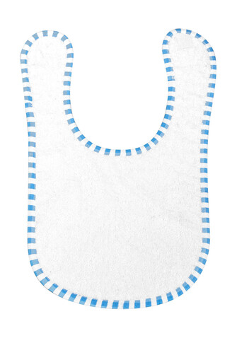 SG ACCESSORIES - TOWELS Arno Baby Bib, White/Baby Blue, One Size bedrucken, Art.-Nr. 042640580 SG ACCESSORIES - TOWELS Arno Baby Bib, White/Baby Blue, One Size bedrucken, Art.-Nr. 042640580
