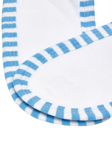 SG ACCESSORIES - TOWELS Arno Baby Bib, White/Baby Blue, One Size bedrucken, Art.-Nr. 042640580 SG ACCESSORIES - TOWELS Arno Baby Bib, White/Baby Blue, One Size bedrucken, Art.-Nr. 042640580