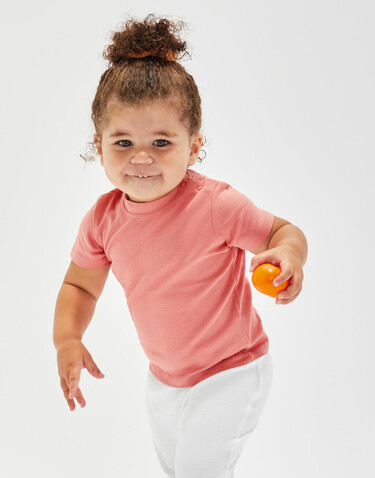 BabyBugz Baby T-Shirt, Cobalt Blue Organic, 18-24 bedrucken, Art.-Nr. 047473195