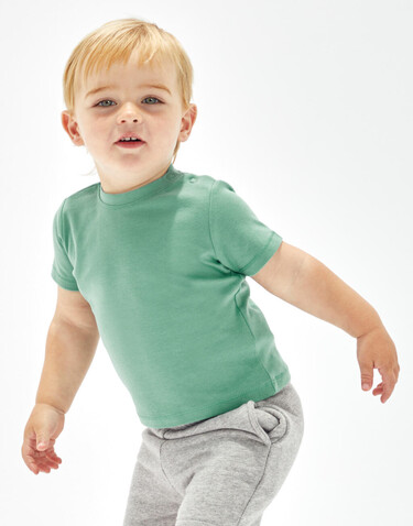 BabyBugz Baby T-Shirt, Cobalt Blue Organic, 18-24 bedrucken, Art.-Nr. 047473195