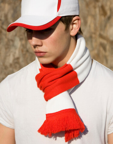 Result Team Scarf, White/Navy, One Size bedrucken, Art.-Nr. 051330520