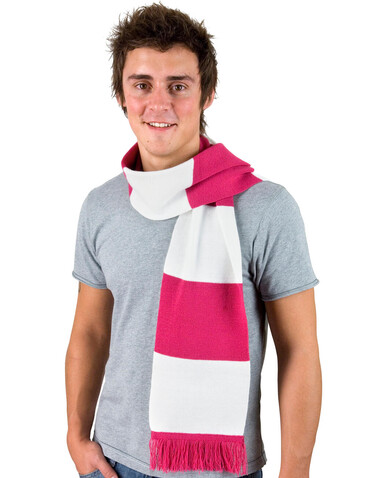 Result Team Scarf, White/Navy, One Size bedrucken, Art.-Nr. 051330520