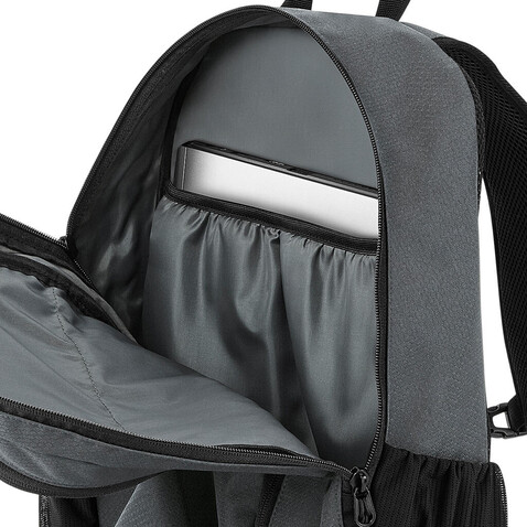 Quadra Endeavour Backpack, Jet Black, One Size bedrucken, Art.-Nr. 052301050