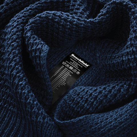 Beechfield Classic Waffle Knit Scarf, French Navy, One Size bedrucken, Art.-Nr. 055692010 Beechfield Classic Waffle Knit Scarf, French Navy, One Size bedrucken, Art.-Nr. 055692010