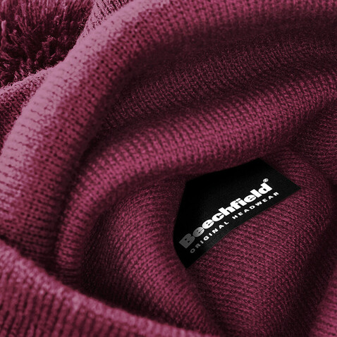 Beechfield Original Pom Pom Beanie, Dusky Pink, One Size bedrucken, Art.-Nr. 056694270 Beechfield Original Pom Pom Beanie, Dusky Pink, One Size bedrucken, Art.-Nr. 056694270