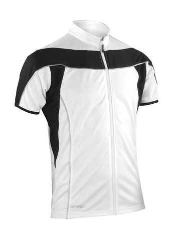 Result Bike Full Zip Top, White/Black, S bedrucken, Art.-Nr. 064330563 Result Bike Full Zip Top, White/Black, S bedrucken, Art.-Nr. 064330563