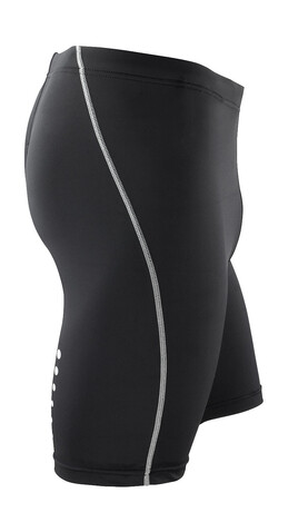 Result Men`s Bodyfit Base Layer Shorts, Black, XS/S bedrucken, Art.-Nr. 066331012