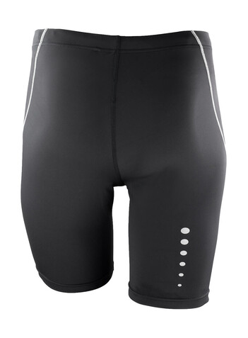 Result Men`s Bodyfit Base Layer Shorts, Black, XS/S bedrucken, Art.-Nr. 066331012