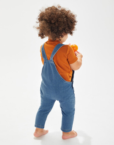 BabyBugz Baby Rocks Denim Dungarees, Denim Blue, 3-6 bedrucken, Art.-Nr. 068473082