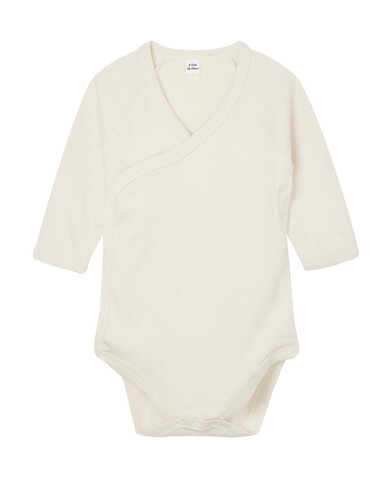 BabyBugz Baby Long Sleeve Kimono Bodysuit, Organic Natural, 0-3 bedrucken, Art.-Nr. 070470081 BabyBugz Baby Long Sleeve Kimono Bodysuit, Organic Natural, 0-3 bedrucken, Art.-Nr. 070470081