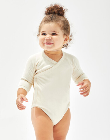 BabyBugz Baby Long Sleeve Kimono Bodysuit, Organic Natural, 0-3 bedrucken, Art.-Nr. 070470081 BabyBugz Baby Long Sleeve Kimono Bodysuit, Organic Natural, 0-3 bedrucken, Art.-Nr. 070470081
