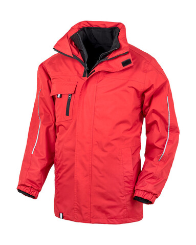 Result Printable 3-in-1 Transit Jacket, Red, S bedrucken, Art.-Nr. 071334003