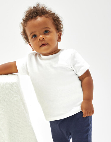 BabyBugz Made in Africa Baby T, White, 6-12 bedrucken, Art.-Nr. 071470003
