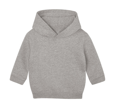 BabyBugz Baby Essential Hoodie, Heather Grey Melange, 18-24 bedrucken, Art.-Nr. 073471265
