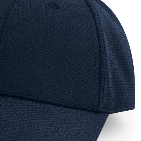 Beechfield Air Mesh 6 Panel Cap, Black, One Size bedrucken, Art.-Nr. 074691010