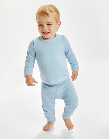 BabyBugz Baby Pyjamas, Powder Pink, 6-12 bedrucken, Art.-Nr. 077474171