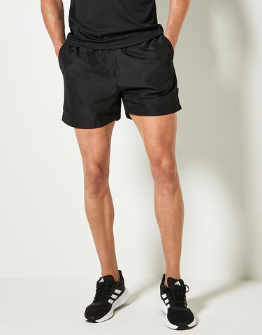 Kustom Kit Classic Fit Plain Short, Black, M bedrucken, Art.-Nr. 081111014