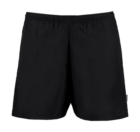 Kustom Kit Classic Fit Plain Short, Black, M bedrucken, Art.-Nr. 081111014