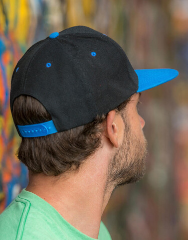 Result Caps Bronx Original Flat Peak Dual Color, Black/Purple, One Size bedrucken, Art.-Nr. 082341680