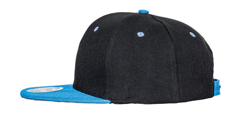 Result Caps Bronx Original Flat Peak Dual Color, Black/Purple, One Size bedrucken, Art.-Nr. 082341680