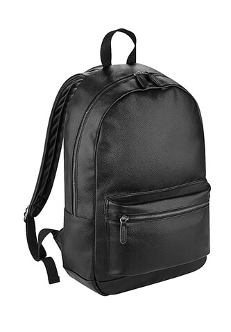 Bag Base Faux Leather Fashion Backpack, Black, One Size bedrucken, Art.-Nr. 083291010 Bag Base Faux Leather Fashion Backpack, Black, One Size bedrucken, Art.-Nr. 083291010