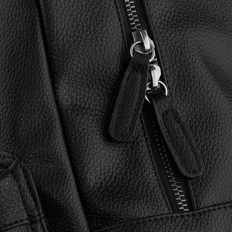 Bag Base Faux Leather Fashion Backpack, Black, One Size bedrucken, Art.-Nr. 083291010 Bag Base Faux Leather Fashion Backpack, Black, One Size bedrucken, Art.-Nr. 083291010