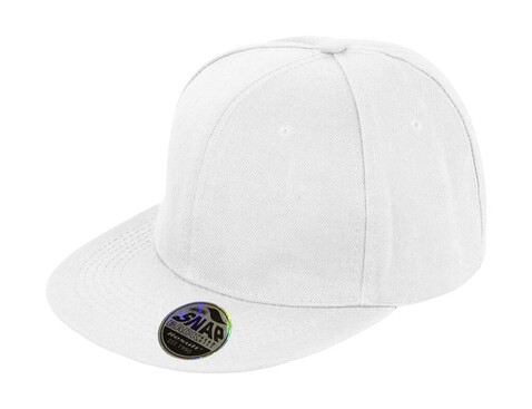 Result Caps Bronx Original Flat Peak Snap Back Cap, White, One Size bedrucken, Art.-Nr. 083340000 Result Caps Bronx Original Flat Peak Snap Back Cap, White, One Size bedrucken, Art.-Nr. 083340000