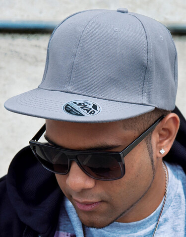 Result Caps Bronx Original Flat Peak Snap Back Cap, White, One Size bedrucken, Art.-Nr. 083340000 Result Caps Bronx Original Flat Peak Snap Back Cap, White, One Size bedrucken, Art.-Nr. 083340000
