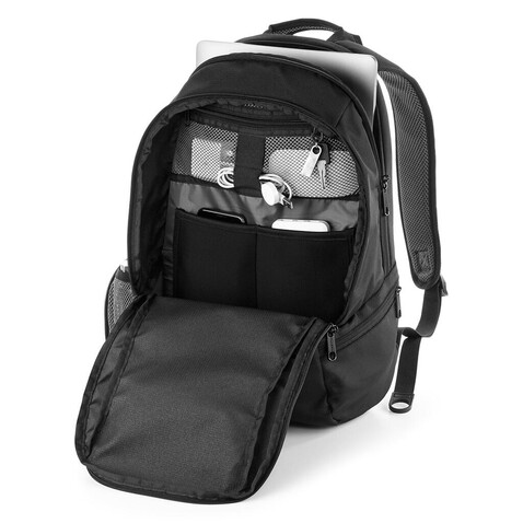 Quadra Vessel™ Slimline Laptop Backpack, Black, One Size bedrucken, Art.-Nr. 084301010 Quadra Vessel™ Slimline Laptop Backpack, Black, One Size bedrucken, Art.-Nr. 084301010