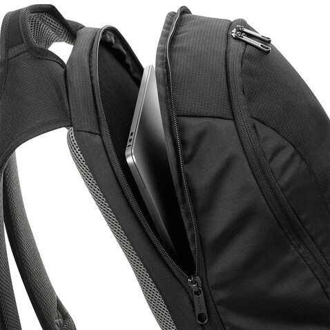 Quadra Vessel™ Slimline Laptop Backpack, Black, One Size bedrucken, Art.-Nr. 084301010 Quadra Vessel™ Slimline Laptop Backpack, Black, One Size bedrucken, Art.-Nr. 084301010