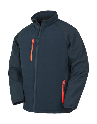 Result Compass Padded Softshell, Navy/Red, L bedrucken, Art.-Nr. 084332545