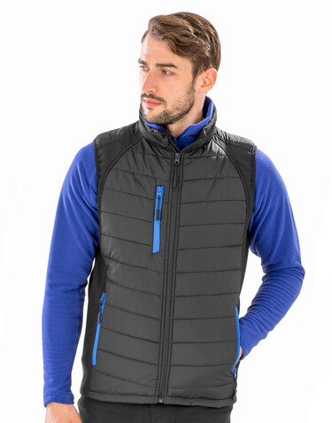 Result Compass Padded Softshell Gilet, Black/Grey, XS bedrucken, Art.-Nr. 085331512 Result Compass Padded Softshell Gilet, Black/Grey, XS bedrucken, Art.-Nr. 085331512