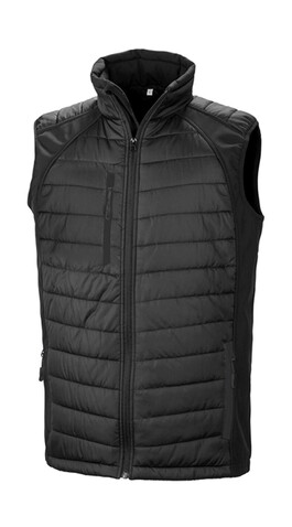 Result Compass Padded Softshell Gilet, Black/Black, XL bedrucken, Art.-Nr. 085331776 Result Compass Padded Softshell Gilet, Black/Black, XL bedrucken, Art.-Nr. 085331776