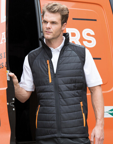 Result Compass Padded Softshell Gilet, Black/Grey, XS bedrucken, Art.-Nr. 085331512 Result Compass Padded Softshell Gilet, Black/Grey, XS bedrucken, Art.-Nr. 085331512