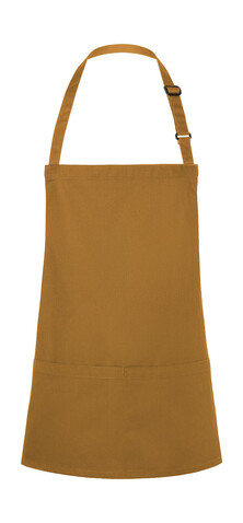 Karlowsky Short Bib Apron Basic with Buckle and Pocket, Mustard, One Size bedrucken, Art.-Nr. 088676450 Karlowsky Short Bib Apron Basic with Buckle and Pocket, Mustard, One Size bedrucken, Art.-Nr. 088676450