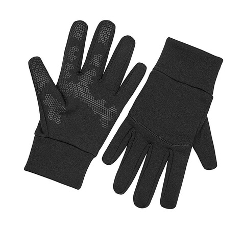 Beechfield Softshell Sports Tech Gloves, Fluorescent Yellow, L/XL bedrucken, Art.-Nr. 089696052