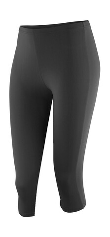 Result Women`s Impact Softex® Capri Pants, Black, XS (8) bedrucken, Art.-Nr. 094331012