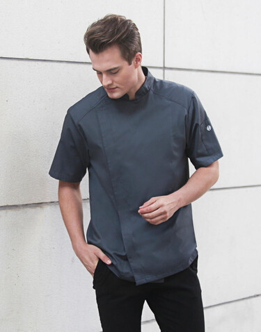 Karlowsky Short-Sleeve Chef Jacket Modern-Look, White, 62 (2XL) bedrucken, Art.-Nr. 097670008