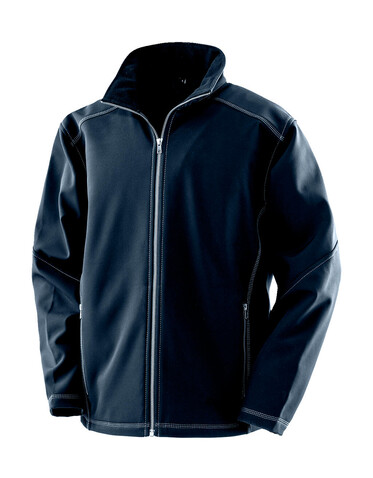 Result Men`s Treble Stitch Softshell, Navy, L bedrucken, Art.-Nr. 098332005